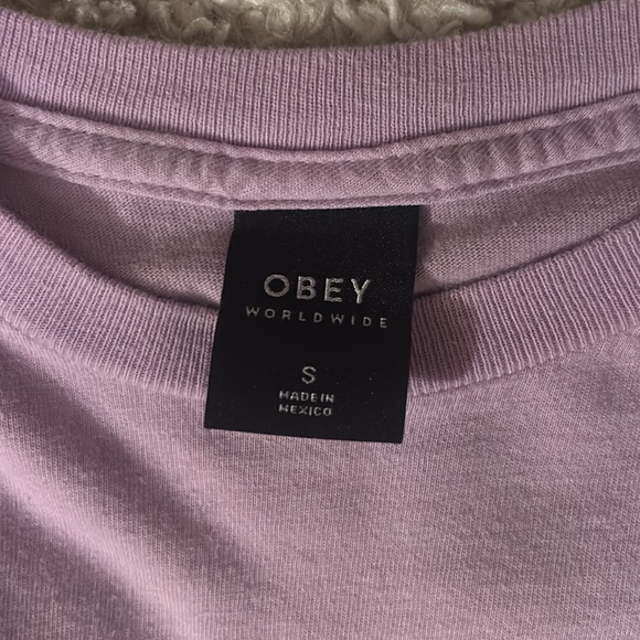 Obey Graphic Print Long Sleeve Top - Picture 5 of 5